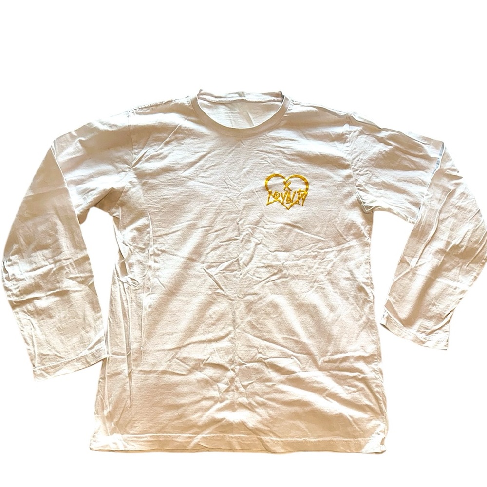 Love X Loyalty White Long Sleeve Tee